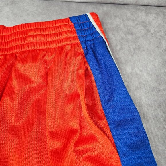 Reebok Men Basketball Athletic Dri-Fit Sweat Shorts Orange Blue 10" Inseam L - Picture 8 of 10